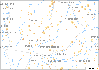 map of ‘Izbat Wahbah ‘Alī